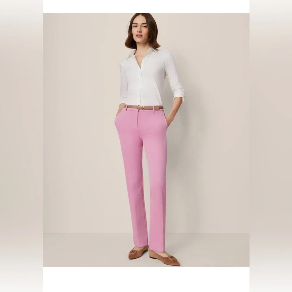 NWT $119 Ann Taylor The Sophia pant in budding blossom sz 2 - Picture 1 of 4
